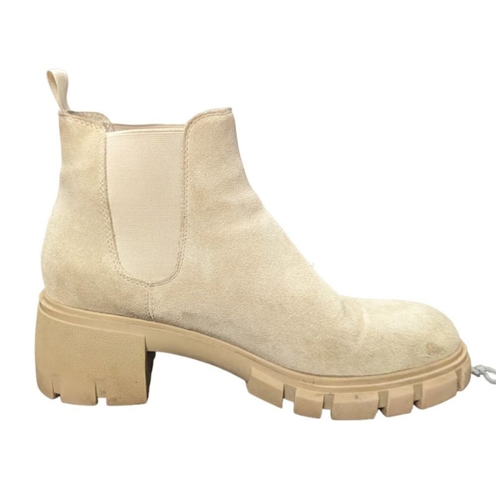 Steve Madden Women's Howler Ankle Boot Leather Tan Women's 8.5M - Picture 6 of 10